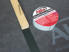 picture 1:Alfa Nageldichtband PROFI: Doppelseitig klebendes BUTYL-Nageldichtband (von: Alfa GmbH)