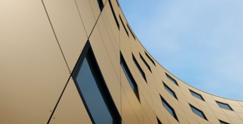 picture 1:Produktneuheit: PLANBOND Fassadenverbundplatten für die Gestaltung von hochwertigen Metallfassaden (von: BEMO Systems Engineering GmbH)