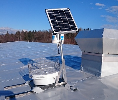 Die neue Generation des prämierten Dachlastwarnsystems SNOWprotect (von: SF-CONTROL GmbH)