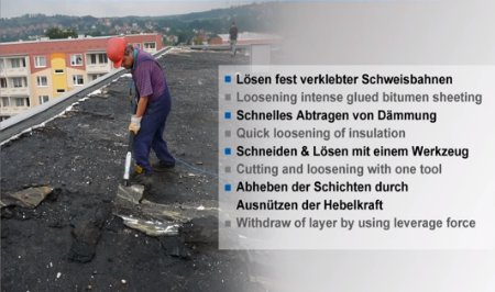 picture 1:VOGT Hammer: Damit die Flachdachsanierung nicht zur Qual wird (von: VOGT Baugeräte GmbH)